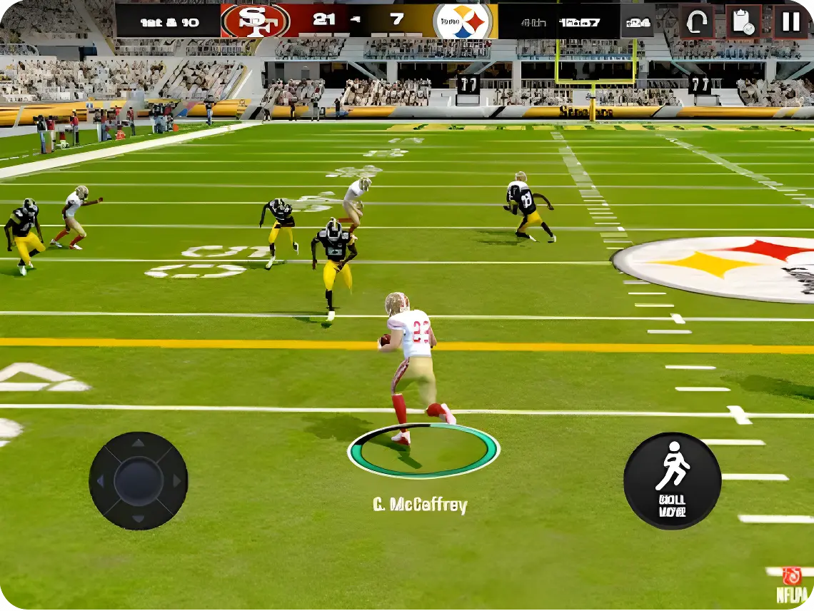 O hře V Madden NFL Mobile 2025 začínáš s týmem od nuly.